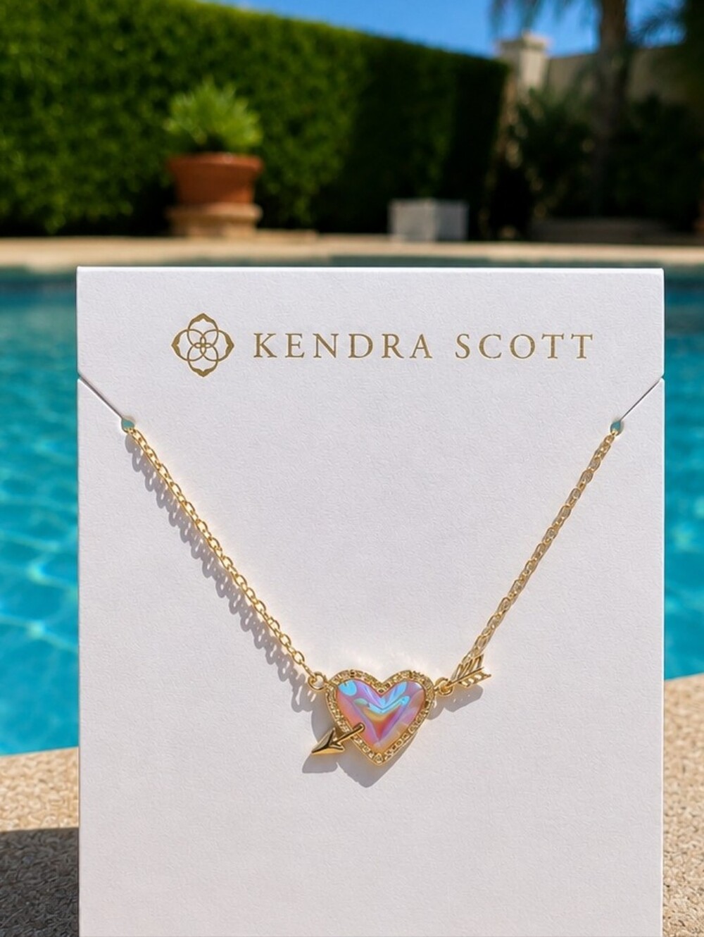 Kendra Scott Ari Heart Arrow Necklace